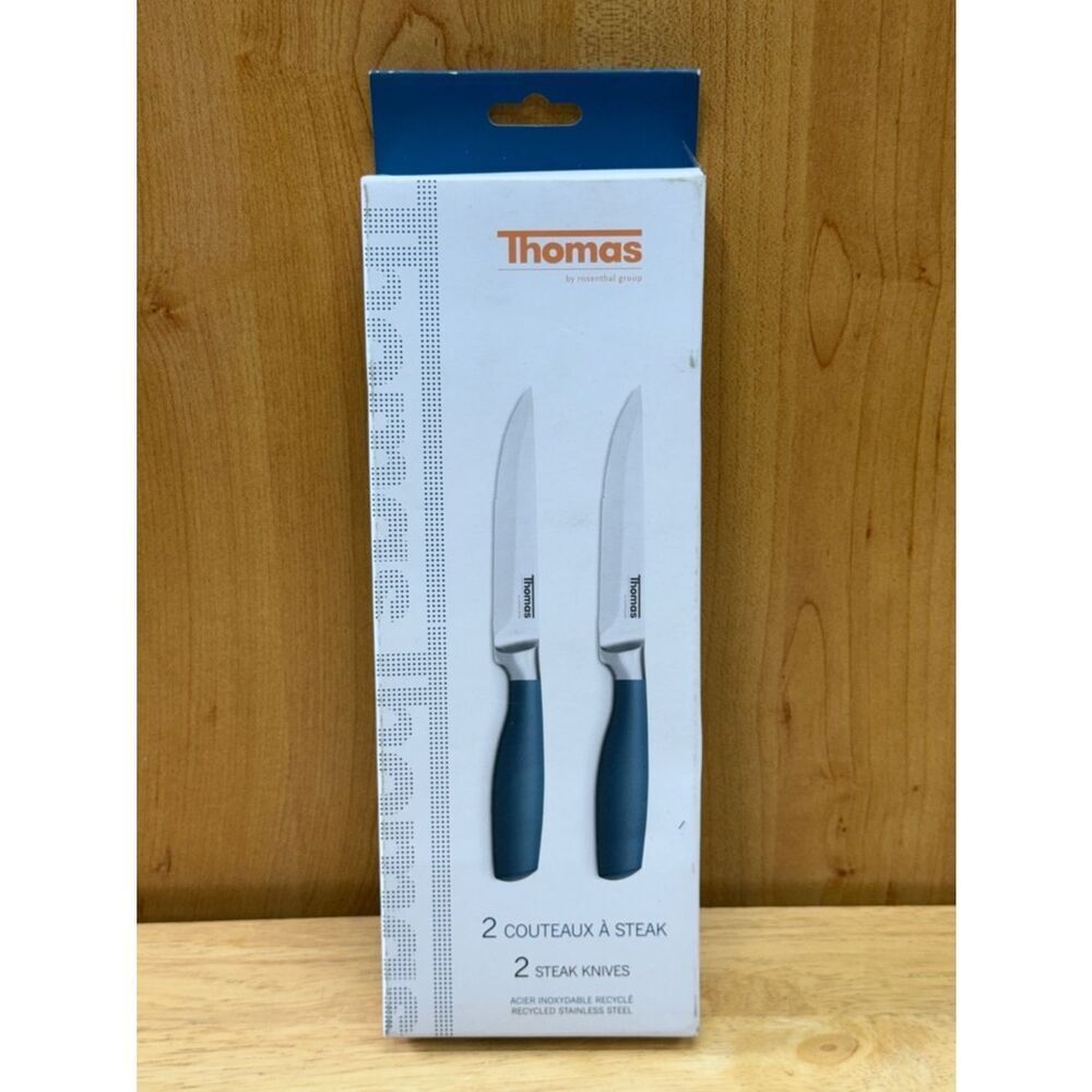 Thomas by Rosenthal Blue Steak Knives Set of 2
